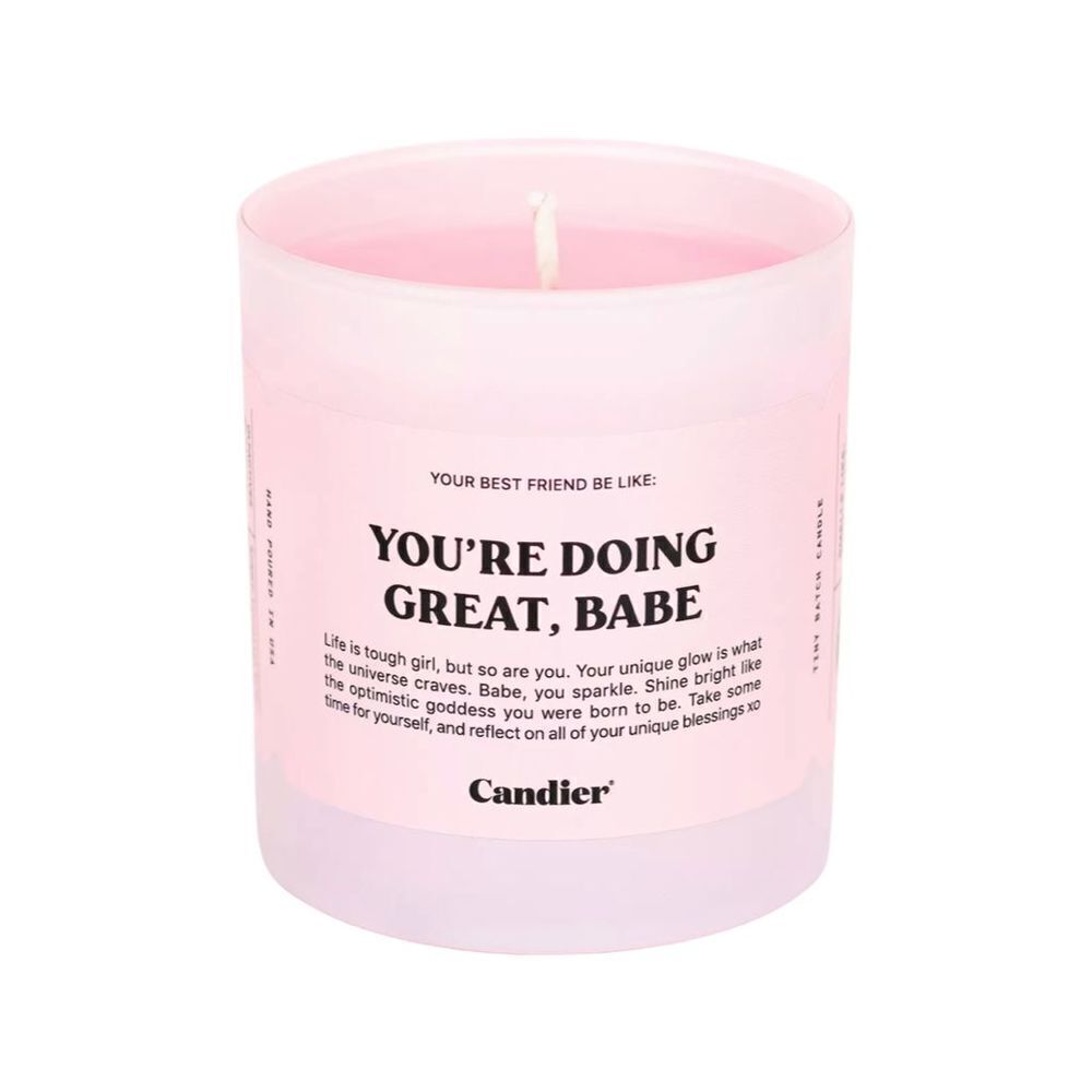 Candier You’re Doing Great Babe Handmade Votive Candle 9 oz.